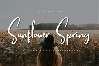 Sunflower Spring Script font