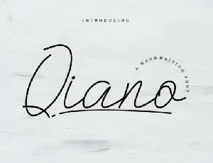 Qianno font