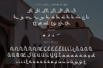 Abizhar font