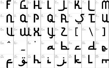 Abizhar font