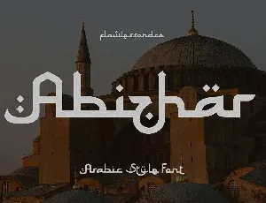 Abizhar font