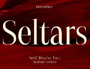 Seltars font