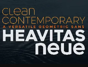 Heavitas Neue font