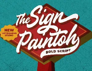 The Sign Paintoh font