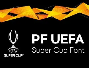 PF UEFA Free font