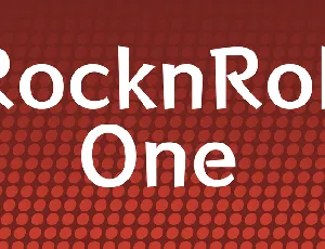 RocknRoll One font