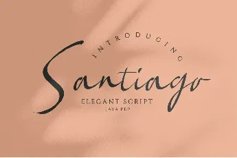 Santiago Demo font