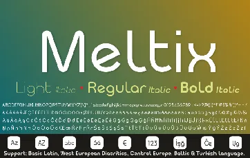 Meltix font