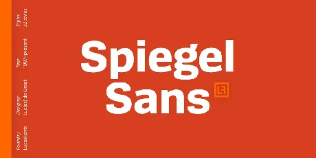 Spiegel Sans font