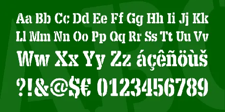 X.Template font