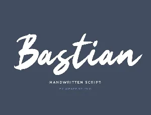 Bastian Script font