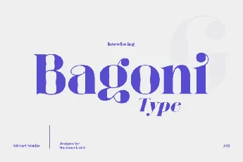 Bagoni font