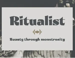 Ritualist font