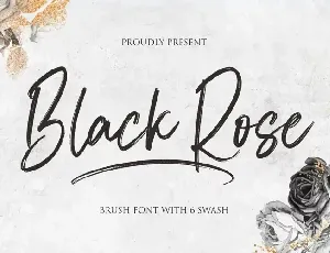 Black Rose font