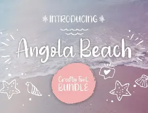 Angola Beach Script font