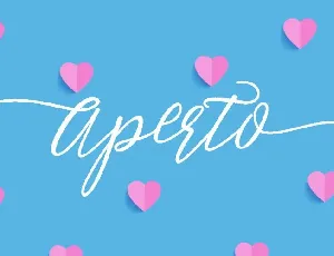 Aperto Script font