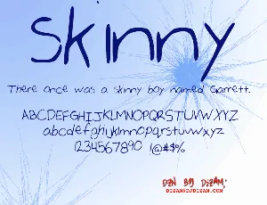 SKINNY font