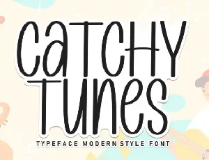 Catchy Tunes Display font