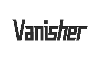 Vanisher font