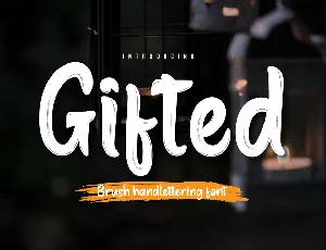 Gifted Personal font