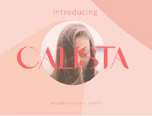 Callista font