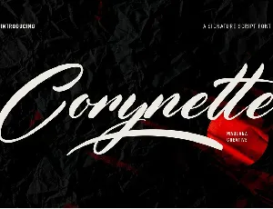 Corynette font