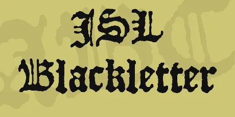 JSL Blackletter font