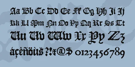 JSL Blackletter font