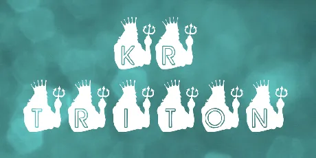 KR Triton font