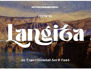 Langita font