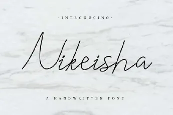 Nikeisha font