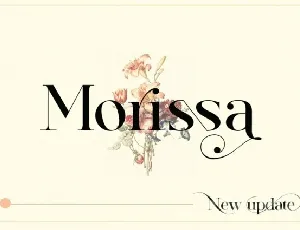 Morissa font