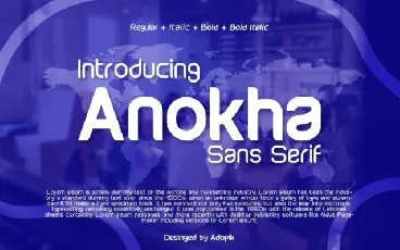 Anokha Family font