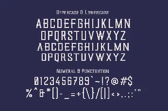 Quarters font