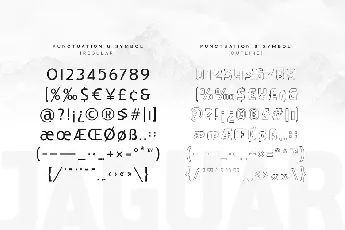 Jaguar font