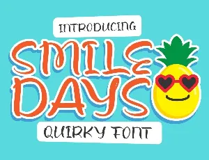 Smile Days DEMO font