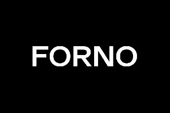 Forno Family font