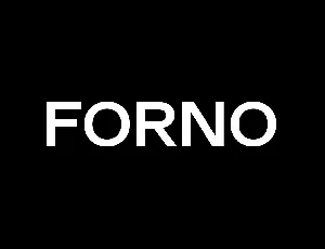 Forno Family font