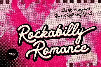 Rockabilly Romance font