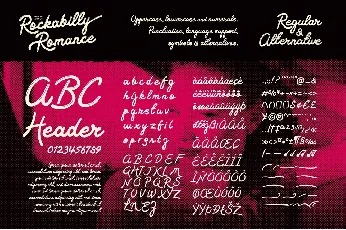 Rockabilly Romance font