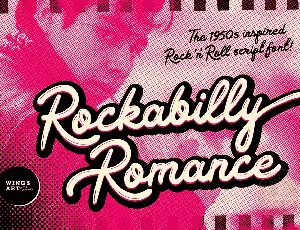 Rockabilly Romance font