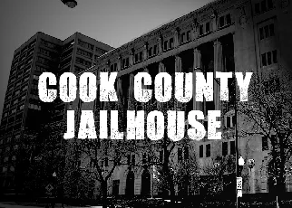 Cook County Jailhouse font