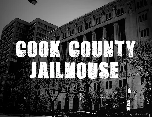 Cook County Jailhouse font
