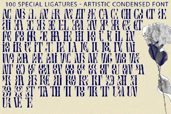 Artistic Condensed font