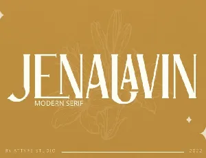 Jenalavin font