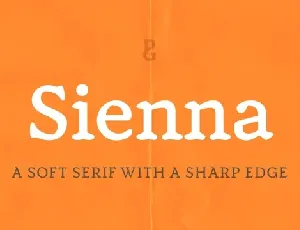 Sienna font