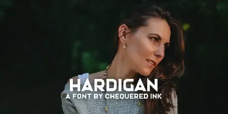 Hardigan Sans Serif font