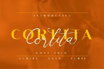 Corlita Trio font