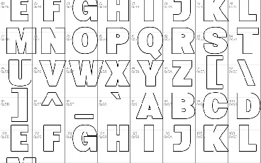 Hexos font