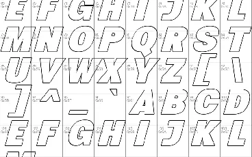 Hexos font